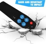 Mando a distancia universal para personas mayores con botones grandes, fácil de usar y configurar, mando a distancia universal para televisores y dispositivos IR con cable