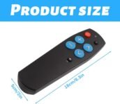 Mando a distancia universal para personas mayores con botones grandes, fácil de usar y configurar, mando a distancia universal para televisores y dispositivos IR con cable