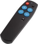 Mando a distancia universal para personas mayores con botones grandes, fácil de usar y configurar, mando a distancia universal para televisores y dispositivos IR con cable