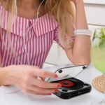 Reproductor de música inalámbrico, reproductor de música doméstico, altavoz portátil, dispositivo de altavoz con gran distancia de transmisión para camping, viajes, escuela, trabajo, hogar,