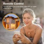 ANTELA Bombilla Inteligente WiFi Led A65 E27 12W 1320 Lúmenes Compatible con Alexa Echo y Google Home, Bombilla RGB WLAN 2,4GHz Blanco Cálido/Frío 2700-6500K, 20000 Horas, 2uds