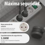 Brennenstuhl Regleta Eco-Line con 6 tomas (cable de 1,5 m, interruptor) blanco