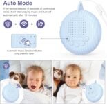 Máquina de Ruido Blanco Portátil, Máquina de Sonido para Dormir con 10 Sonidos Relajantes, Máquina de Sonido Recargable con 3 Temporizadores, Función de Memoria para Dormir, Viajar