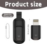 Foreverup Adaptador de Controlador de Teléfono para iOS Mini Control Remoto IR para Smartphone Control Remoto Universal para Teléfono Móvil IR para Aire Acondicionado/TV/DVD/STB