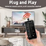 Foreverup Adaptador de Controlador de Teléfono para iOS Mini Control Remoto IR para Smartphone Control Remoto Universal para Teléfono Móvil IR para Aire Acondicionado/TV/DVD/STB