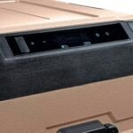 Steamy -E Nevera Eléctrica de Compresor Portátil Dual Zone 45, 45 litros, Color Arena, 12 V/230 V, para Congelar y Enfriar de -20 °C a +20 °C, Ideal para Acampar