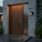 Maclean Energy MCE201B Moderno detector de movimiento por infrarrojos PIR Alcance de detección 12 m, Negro, IP65, Ahorro de energía