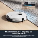 Eureka NERE10s Robot Aspirador y Fregona Autovaciante, Robot Aspirador con Estación, Autonomía 180 min Robot Aspirador con 4000 Pa, Detección Obstáculos Navegación LiDAR, para