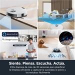 Eureka NERE10s Robot Aspirador y Fregona Autovaciante, Robot Aspirador con Estación, Autonomía 180 min Robot Aspirador con 4000 Pa, Detección Obstáculos Navegación LiDAR, para