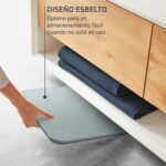Rowenta Classic 2.0 BS1903V0 Báscula de Baño Digital, Pantalla Invisible de Fácil Lectura, Diseño Efecto Eucalipto, Alta Precisión, Encendido Automático, Plataforma Amplia y Resistente