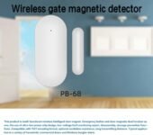 Sensor inalámbrico PGST para puertas y ventanas: funciona con el sistema de alarma Chuango, batería de larga duración