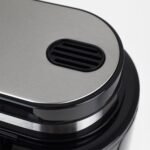 Caso 1848 Cafetera con Molinillo, Acero Inoxidable, Negro