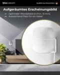 Soporte de pared para Homepod | para Apple Homepod y Homepod 2 | Óptima estancia y ahorro de espacio | Variante recta | Fabricado en Alemania blanco.