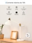 EIGHTREE Enchufe Inteligente WiFi con Medidor de Energía, Temporizador Programable, Control por Voz y App, Compatible con Alexa, Google Home, No Necesita Hub, 16A 3680W, 2 Piezas