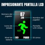 Paquete de seguimiento de jugadores de fútbol: chaleco deportivo GPS con suscripción de 12 meses, equipo de entrenamiento de fútbol para seguimiento de rendimiento y estado físico