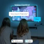 BroadLink Smart Remote Control Hub RM4 Mini TV Retroiluminado LED, Control TV Todo en Uno, Tiras LED, Aire Acondicionado, Compatible con Alexa, Google Home, IFTTT