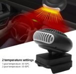 Calentador de espacio pequeño, ventilador calentador eléctrico con batería 170W 2 engranajes 18V calentador eléctrico portátil para BL1815 BL1820 BL1530 BL1840 BL1850 BL1860