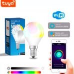 M Ledme – Bombilla LED Inteligente WiFi, No Necesita Hub, (Smarthome), Regulable, Equivalente a 80W, RGB y 2700K-6500K Blanco Frío a Cálido, Compatible con Alexa/Google Home/Siri