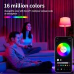 M Ledme – Bombilla LED Inteligente WiFi, No Necesita Hub, (Smarthome), Regulable, Equivalente a 80W, RGB y 2700K-6500K Blanco Frío a Cálido, Compatible con Alexa/Google Home/Siri