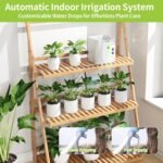Sistema de riego automático para plantas de jardín, riego automático con bomba de goteo, juego para 16 plantas en macetas