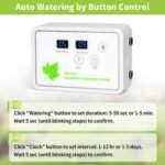 Sistema de riego automático para plantas de jardín, riego automático con bomba de goteo, juego para 16 plantas en macetas