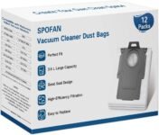 12 Bolsas de Polvo para Roborock S8+/S8 Pro Ultra/S7 MaxV Ultra/Q7 Max+/Q8 Max+/Q5 Pro+/Q5 Max+/Q10 X5+/S5+, Q7 M5+/L5+ Robot Aspirador, Bolsas de Repuesto 3.6L