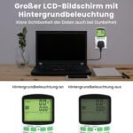 Offgridtec Medidor de electricidad para enchufe, medición de potencia, medición de consumo de energía, etc.