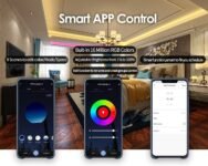 Tiras LED Weily 15M RGB Tiras LED con control remoto multicolor