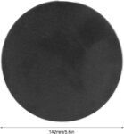 Soporte de Escritorio de Aleación de Aluminio para Homepod Mini, HomePod 1.ª y 2.ª Generación, Base Antideslizante para Mini Altavoz, Soporte Elegante (Negro)