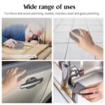 4 piezas de lana de acero grado 0000 | Almohadillas de lana de acero para limpieza y pulido | Almohadillas para acabado de madera, vidrio, metal, piedra