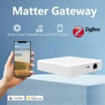 Matter Thread Hub Smart Home Bridge Matter Gate Way Soporte de control de voz, Gateway Bridge Hub El control remoto funciona con googleHome, para Homekit y Smartthings