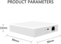 Matter Thread Hub Smart Home Bridge Matter Gate Way Soporte de control de voz, Gateway Bridge Hub El control remoto funciona con googleHome, para Homekit y Smartthings