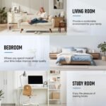 Purificador de aire con filtro HEPA, purificador de aire para alergias, purificador de aire con aromaterapia, elimina el olor al polen alérgico y la caspa de mascotas, humo, blanco