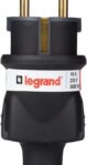 Legrand 050196 Enchufe profesional, 3680 W, 230 V, negro