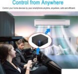 Controles remotos Control remoto inteligente IR WiFi Universal infrarrojos activados para aire acondicionado TV Ventilador DVD Aplicación Uso Tuya Smart Life Compatible con Alexa