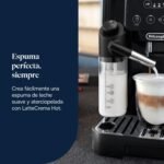 De’Longhi Magnifica Start Cafetera Superautomática, Jarra de Leche Automática LatteCrema, 4 Bebidas de un Toque, Controles Suaves al Tacto, Negro (ECAM220.91.B)