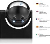 VELAMP MS005 Detector de movimiento compacto, IP44, negro