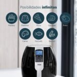 Princess 182020 Aerofryer XL – Aerofryer, Panel de Control Digital Táctil, Fácil de Limpiar, 1500 W, 3,2 Litros