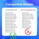 9 Bolsas para Aspiradoras Compatibles con Roborock Qrevo Series (Pro, MaxV, S, Slim, Master, Plus, Curv, Edge, S5V), Saros 10 / 10R / Z70 / 20, QV 35A / 35S, S8 MaxV Ultra