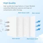 9 Bolsas para Aspiradoras Compatibles con Roborock Qrevo Series (Pro, MaxV, S, Slim, Master, Plus, Curv, Edge, S5V), Saros 10 / 10R / Z70 / 20, QV 35A / 35S, S8 MaxV Ultra