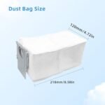 9 Bolsas para Aspiradoras Compatibles con Roborock Qrevo Series (Pro, MaxV, S, Slim, Master, Plus, Curv, Edge, S5V), Saros 10 / 10R / Z70 / 20, QV 35A / 35S, S8 MaxV Ultra