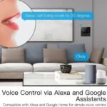 Termostato Wi-Fi – Termostato programable con pantalla táctil Serie 009 para calefacción de calderas – Compatible con Alexa, Google Home, IFTTT