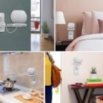 AhaStyle – Soportes de pared para Apple Homepod Mini (gestión de cables integrada) Soporte estable de ABS compatible con HomePod Mini (necesita taladrar) (paquete de 2)