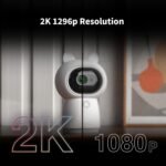 Aqara 2K G3 Cámara interior Hub, reconocimiento facial y gestos AI, control remoto IR, ángulo de visión de 360°, compatible con HomeKit Secure Video, Alexa, Google Assistant, IFTTT