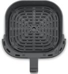 CASO Design AirFry 6.0 Freidora de aire sin aceite con doble compartimento de 6 L, 8 programas, recordatorio de batido, temperatura y tiempo regulables, pantalla LED, lavavajillas, 1700 W