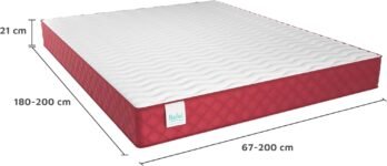 NALUI – Colchón Viscomfort Reversible Gredos 135 x 190 cm con Sistema Viscomfort, Tejido Stretch y Tejido 3D Transpirable. Altura: ±21 cm | Firmeza Media-Alta | Adaptables | Hecho en España