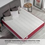 NALUI – Colchón Viscomfort Reversible Gredos 135 x 190 cm con Sistema Viscomfort, Tejido Stretch y Tejido 3D Transpirable. Altura: ±21 cm | Firmeza Media-Alta | Adaptables | Hecho en España