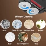 8 Uds reemplazo para Roborock Q Revo/Qrevo MaxV/Qrevo Master/Qrevo Slim/Qrevo Pro/Qrevo S/Qrevo Curv/QV 35S Robot aspirador