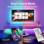Tira LED 30M, Tira LED Bluetooth, Cambio de Color RGB con Control de App, 16 Millones de Colores, Control Remoto, Sincronización con Música, Tira LED para Dormitorio, TV, Hogar