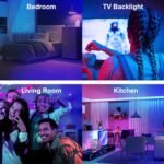 Tira LED 30M, Tira LED Bluetooth, Cambio de Color RGB con Control de App, 16 Millones de Colores, Control Remoto, Sincronización con Música, Tira LED para Dormitorio, TV, Hogar